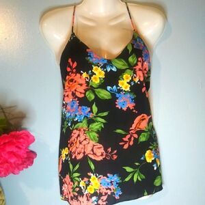 Newbury kustom floral spaghetti strap cami size medium